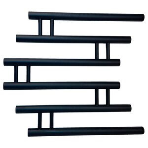 Изображение товара Полотенцесушитель водяной Indigo Фокстрот Zip, ширина 60 см, высота 60 см, 1 дюйм, FZW60-60BR