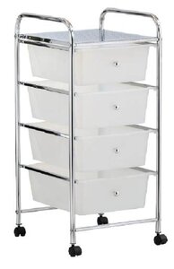 Изображение товара Этажерка MySpace G004 на колесиках с 4 ящиками и полкой 79х39 см