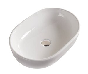 Изображение товара Раковина Timo Kulo TK-405 овальная белая накладная 59 см