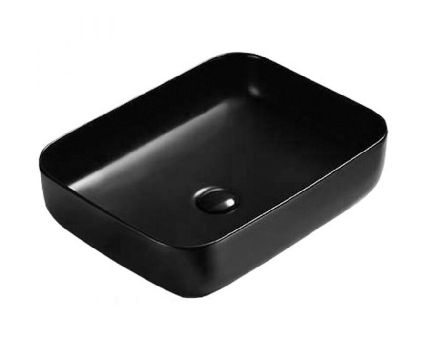 Изображение товара Раковина Timo Soli TK-305MB 51 x 39 x 13.5 см накладная, прямоугольная, черный матовый Изображение товара Раковина Timo Soli TK-305MB 51 x 39 x 13.5 см накладная, прямоугольная, черный матовый