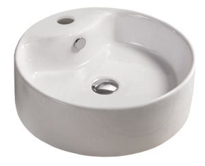 Изображение товара Раковина Timo Reko TK-205 накладная круглая белая 46.5x46.5 см