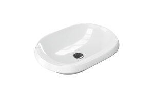 Изображение товара Раковина накладная Excellent Lupio 60 CEAC.3818.600.WH белый овальная угловая