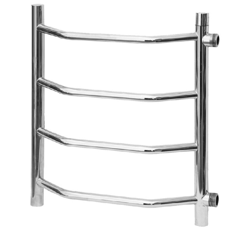 Изображение товара Полотенцесушитель водяной Indigo Roof, ширина 50 см, высота 60 см, боковое подключение 50 см,1 дюйм, LRSW60-50-б/п-50