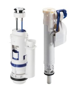 Изображение товара Сливная арматура Timo Soli Geberit для унитаза Timo ТК-301, ТК-401, ТК-501, белый