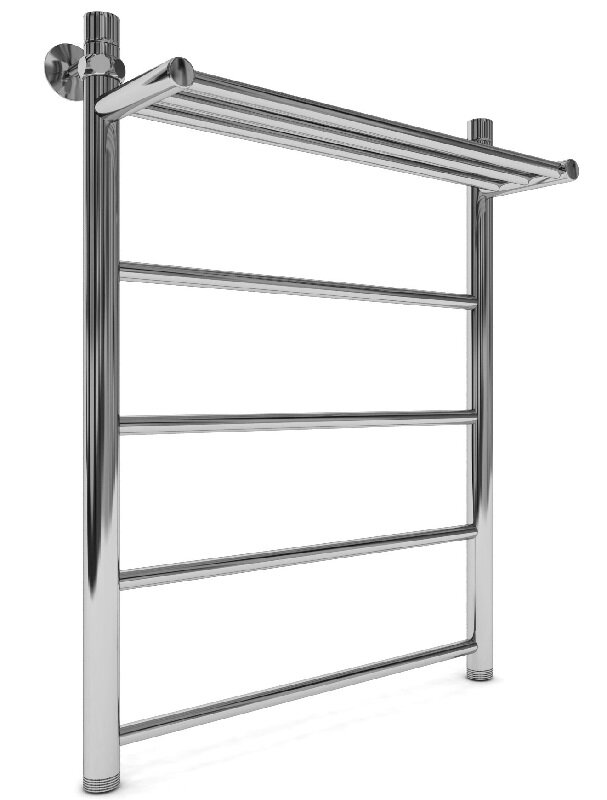 Изображение товара Полотенцесушитель Indigo Line водяной с полкой 50x70 см хром LLSHW70-50P