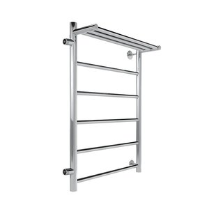 Изображение товара Полотенцесушитель водяной Indigo Line, ширина 40 см, высота 70 см, боковое подключение 60 см, 1 дюйм, с полкой, левый/правый, LLSHSW70-40L-б/п-60/LLSHSW70-40R-б/п-60