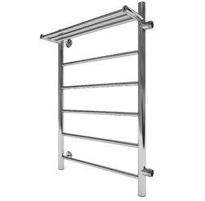 Изображение товара Водяной полотенцесушитель Indigo Line Лесенка 50x80 см с полкой и боковым подключением