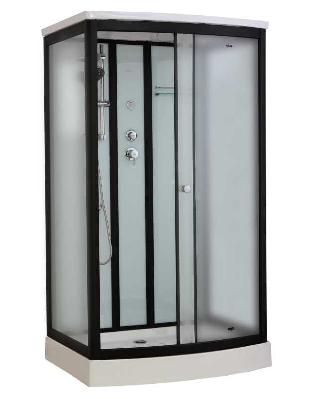 Изображение товара Душевая кабина Timo Standart T-6615BF Black Fabric 120 x 90 см, с крышей, черный