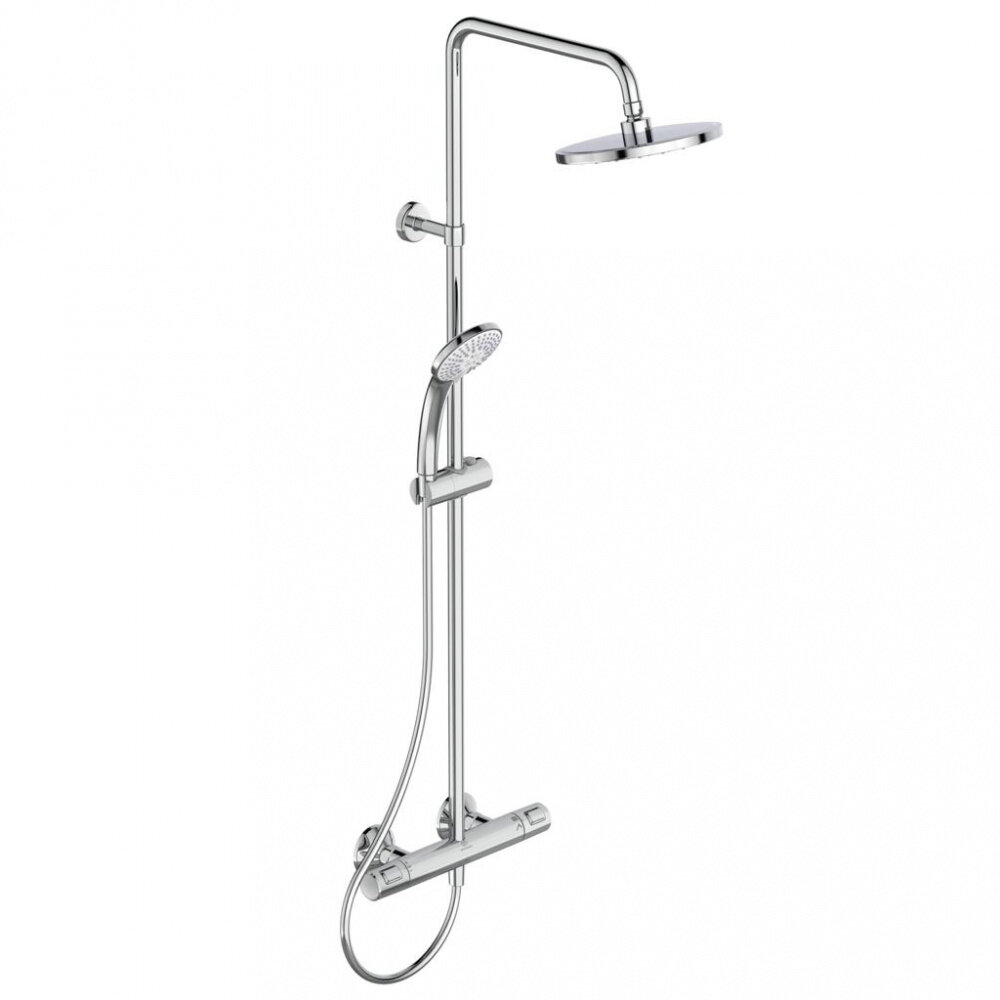 Изображение товара Душевая система Ideal Standard Ceratherm Т25 A7208AA с верхним душем, хром