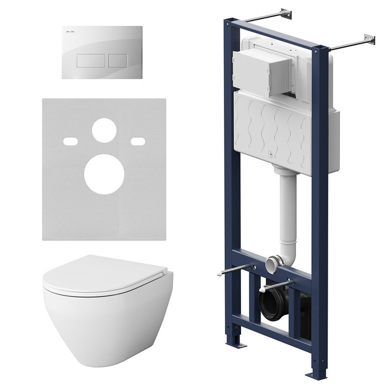 Изображение товара Инсталляция с унитазом Spirit V2.0 FlashClean и микролифт Am.Pm