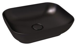 Изображение товара Раковина Bien Motto MTLG05003FD0B7000 49.5 x 38 x 14 см на столешницу прямоугольная, черный