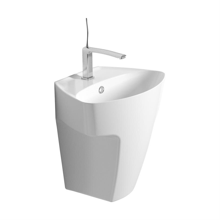 Изображение товара Раковина-моноблок Bien Mineral MNLM04501FD1W3000 45 см, подвесная, белая