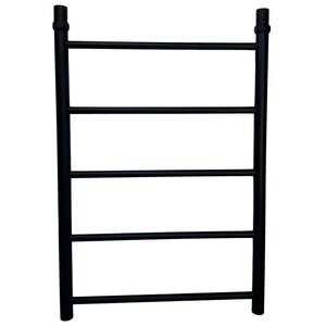 Изображение товара Полотенцесушитель водяной Indigo Line, ширина 50 см, высота 80 см, 1 дюйм, черный муар, LLW80-50BR