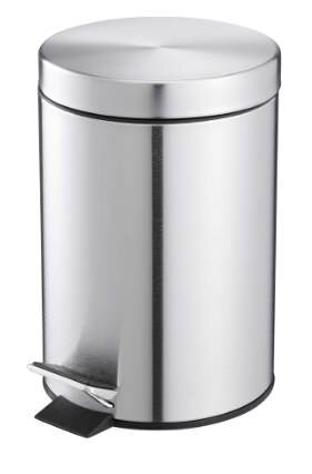 Изображение товара Корзина для мусора MySpace SW6831S-5L с педалью и хромированной поверхностью