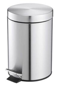 Изображение товара Корзина для мусора MySpace SW6831S-5L с педалью и хромированной поверхностью