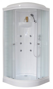 Изображение товара Душевая кабина Royal Bath RB90HK2-M 90x90 см с гидромассажем и крышей