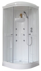 Изображение товара Душевая кабина Royal Bath RB90HK2-T 90x90 см с гидромассажем и крышей