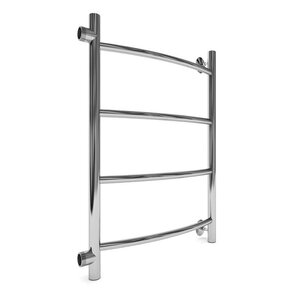 Изображение товара Полотенцесушитель водяной Indigo Arc 50, ширина 40 см, высота 60 см, боковое подключение 50 см, 1 дюйм, LASW60-40-б/п-50