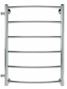 Изображение товара Полотенцесушитель водяной Indigo Arc, ширина 60 см, высота 70 см, боковое подключение 60 см, 1 дюйм, LASW70-60-б/п-60