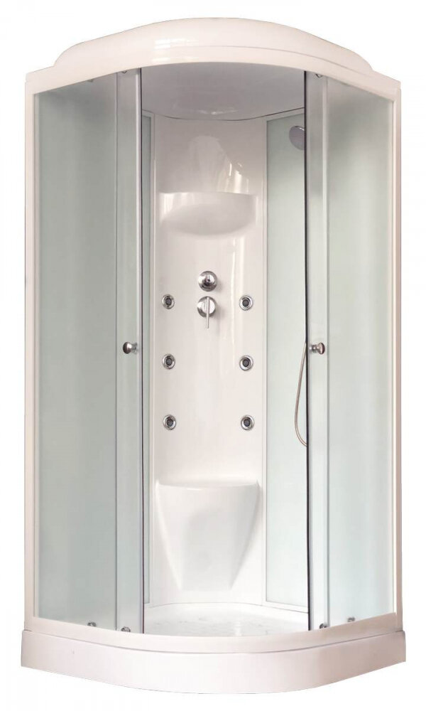 Изображение товара Душевая кабина Royal Bath RB90HK7-WC 90x90 см гидромассаж низкий поддон