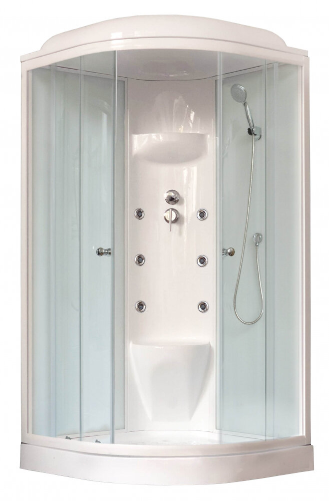 Изображение товара Душевая кабина Royal Bath RB90HK7-WT 90 x 90 см с гидромассажем