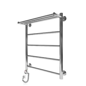 Изображение товара Полотенцесушитель электрический Indigo Line с полкой Electro, ширина 50 см, высота 70 см, хром, ТЭН слева, LLSHE70-50PL