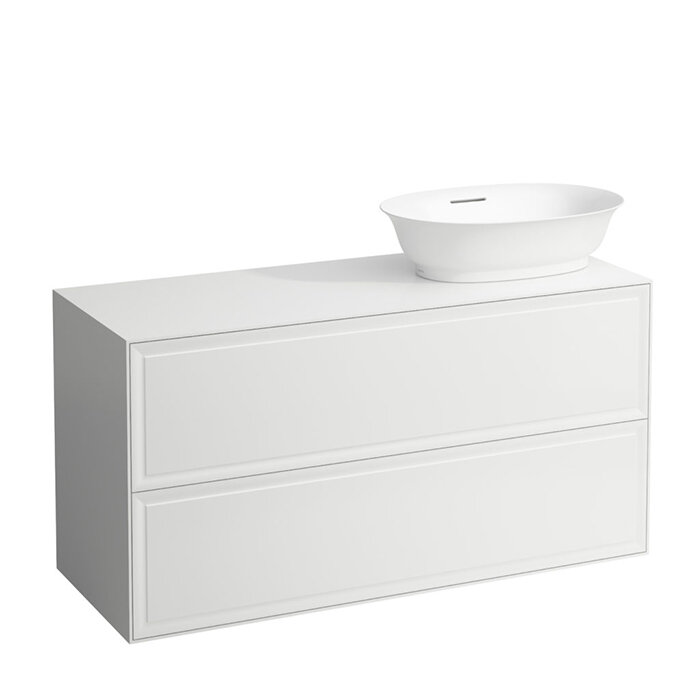 Изображение товара Подвесная тумба под раковину Laufen The New Classic 117.5х45.5х60 см белый глянец