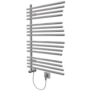 Изображение товара Полотенцесушитель электрический Indigo Hard One Electro, ширина 50 см, высота 82 см, хром, LHOE82-50R-унив