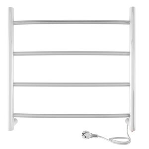 Изображение товара Полотенцесушитель электрический Indigo Arc Electro, ширина 50 см, высота 50 см, подключение универсальное, с возможностью скрытого подключения, белый матовый, LCAE50-50WMR