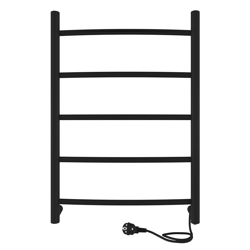 Изображение товара Электрический полотенцесушитель Indigo Arc Electro 40х60 см нержавеющая сталь черный муар