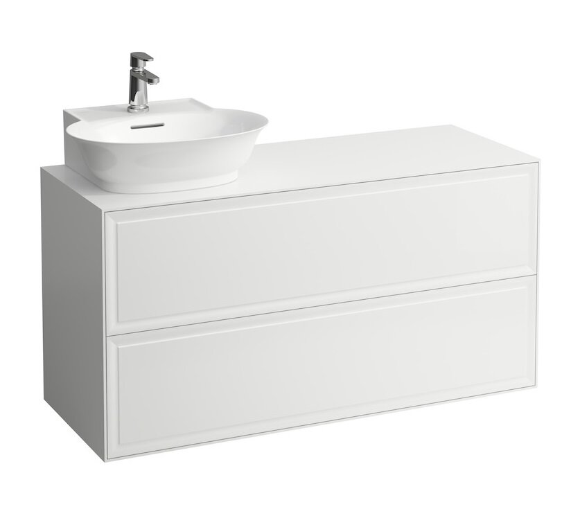 Изображение товара Тумба под раковину Laufen The New Classic 117.7x45.7x60 см, подвесная, белый глянец
