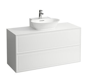 Изображение товара Подвесная тумба под раковину Laufen The New Classic 117.5x45.5x60 см белый глянцевый