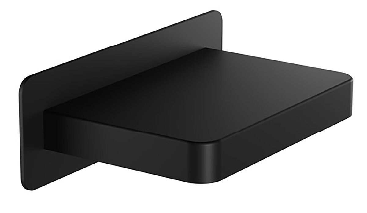 Изображение товара Излив настенный EXCELLENT Krotos черный для душа и ванны