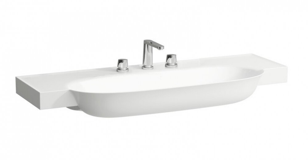 Изображение товара Раковина Laufen New Classic 8.1385.8.000.158.1 120 х 48 х 16.5 см, SaphirKeramik, белый Изображение товара Раковина Laufen New Classic 8.1385.8.000.158.1 120 х 48 х 16.5 см, SaphirKeramik, белый