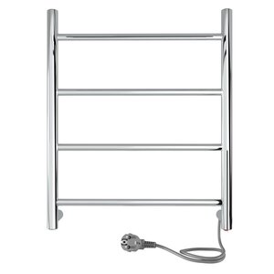 Изображение товара Полотенцесушитель электрический Indigo Line Electro, ширина 40 см, высота 50 см, с возможностью скрытого подключения, подключение универсальное, хром LСLE50-40R