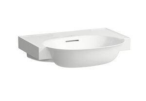 Изображение товара Раковина Laufen New Classic 8.1385.3.000.109.1 60 х 48 х 16.5 см, SaphirKeramik, без отверстия, белый глянцевый