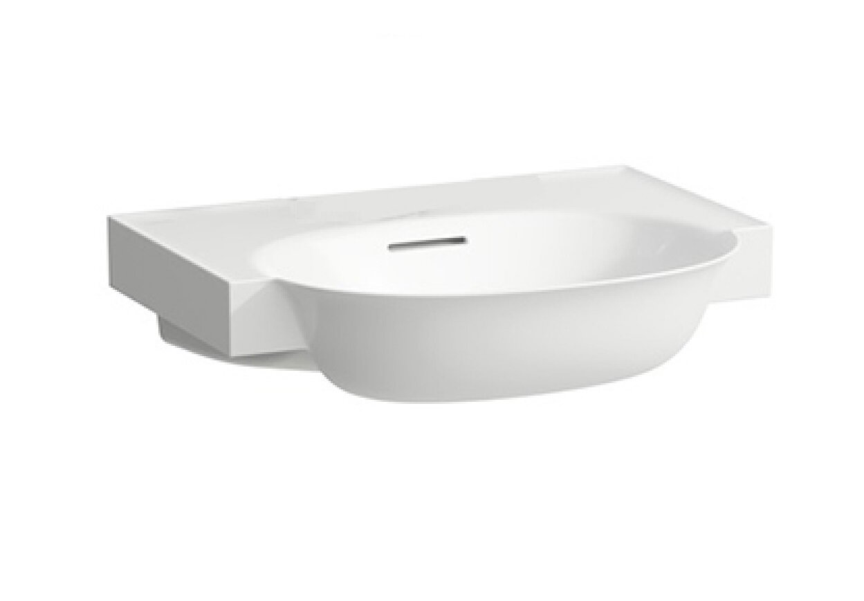 Изображение товара Раковина Laufen New Classic 8.1385.3.000.109.1 60 х 48 х 16.5 см, SaphirKeramik, без отверстия, белый глянцевый