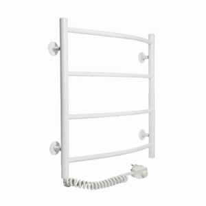 Изображение товара Полотенцесушитель электрический Indigo Arc Electro, ширина 50 см, высота 50 см, подключение слева/справа, белый, LAE50-50WhL/LAE50-50WhR