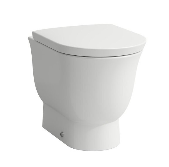 Изображение товара Приставной безободковый унитаз Laufen New Classic 8 2385.1.757.000.1 белый матовый