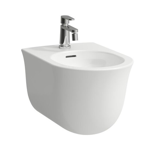 Изображение товара Подвесное биде из фарфора Laufen New Classic 37х53 см белый матовый
