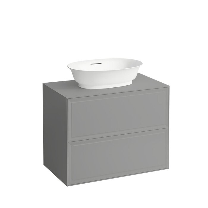Изображение товара Тумба под раковину Laufen The New Classic 77.5x45.5x60 см серый подвесная