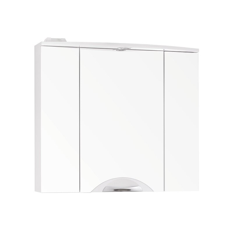 Изображение товара Зеркало-шкаф Style Line Жасмин 2 800/С ЛС-000010036 Люкс, 80 см, с подсветкой, белое