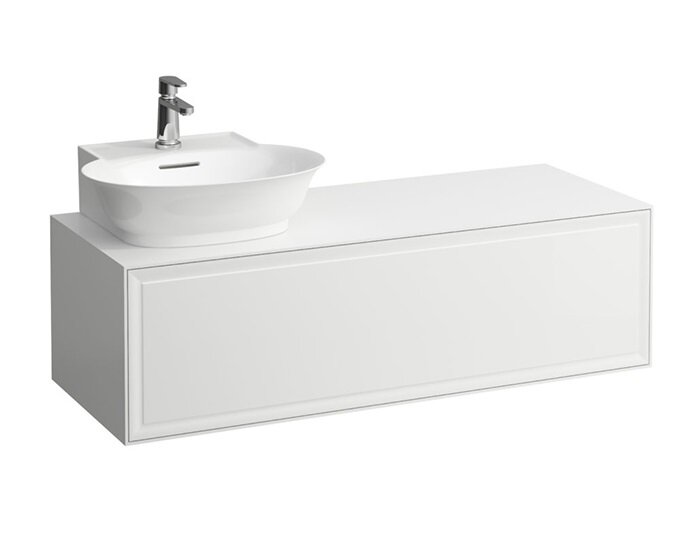 Изображение товара Тумба под раковину Laufen The New Classic 117.5 х 45.5 х 34.5 см, подвесная, белый глянцевый
