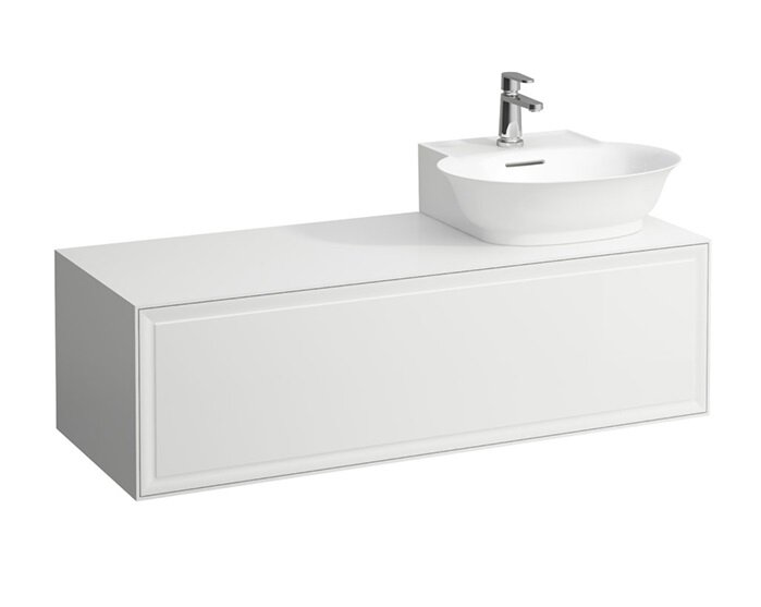 Изображение товара Тумба под раковину Laufen The New Classic 117.5 х 45.5 х 34.5 см подвесная белая