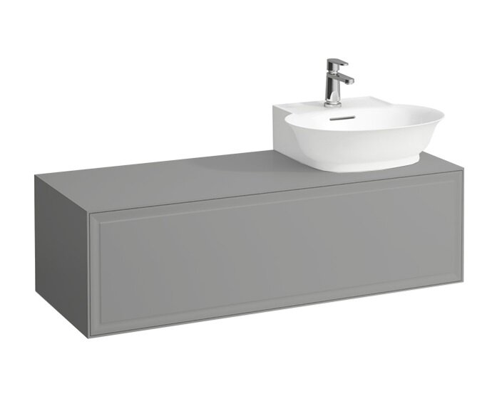Изображение товара Тумба под раковину Laufen The New Classic 117.5х45.5х34.5 см подвесная серый