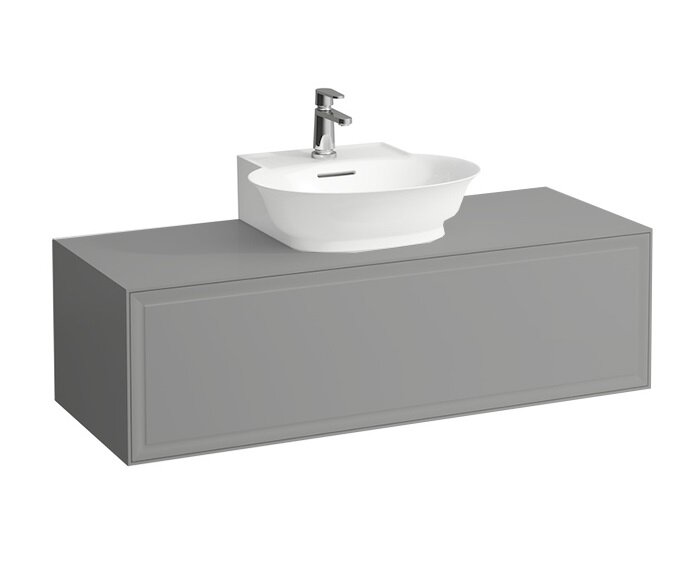 Изображение товара Тумба под раковину Laufen New Classic 117.5x45.5x34.5 см, подвесная, серая