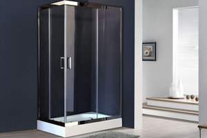 Изображение товара Душевой уголок Royal Bath RB8120HP-T-CH-R, 120 x 80 см, стекло прозрачное, профиль хром