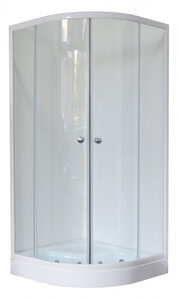 Изображение товара Душевой уголок Royal Bath RB90HK-T 90 х 90 x 200 см, стекло прозрачное, профиль белый