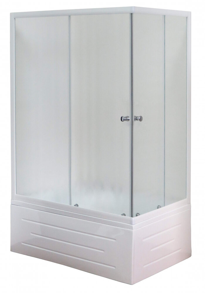Изображение товара Душевой уголок Royal Bath RB8120BP-C-L/R, 120 х 80 х 200 см, стекло матовое, профиль белый