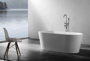 Изображение товара Ванна акриловая Abber AB9203-1.4 140 х 70 x 60 см отдельностоящая, белая